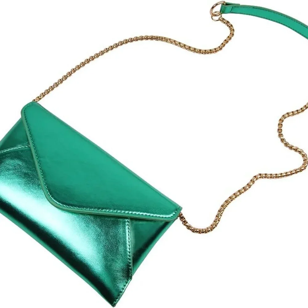 Evening Clutch Purse for Women Pu Leather Small Crossbody Gift